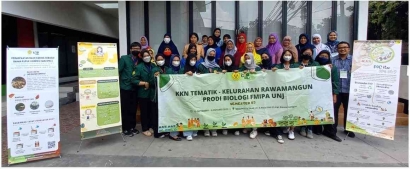 Pemberdayaan Masyarakat di Kelurahan Rawamangun Melalui Program PkM-KKN Prodi Biologi FMIPA UNJ