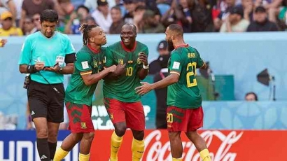 Sempat Tertinggal 3-1, Kamerun Imbangi Serbia 3-3