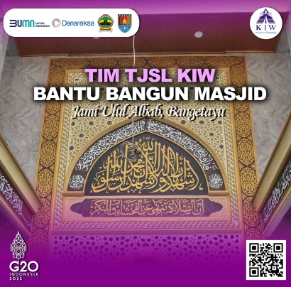 Tim TJSL KIW Bantu Bangun Masjid Jami Ulul Albab Bangetayu Semarang