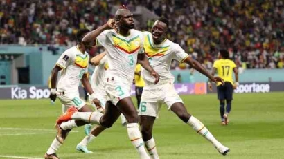 Tragis, Timnas Ekuador Ditekuk 2-1 oleh Timnas Senegal