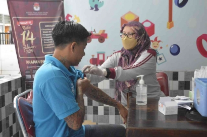 Rutan Kebumen Kembali Laksanakan Vaksin Booster Bagi WBP dan Keluarga WBP