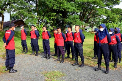 Jalin Sinergitas dengan TNI, Rutan Pelaihari Laksanakan Pembinaan Fisik, Mental, dan Disiplin