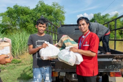 Peduli Banjir Pati, Wadja Group Salurkan Bantuan Logistik