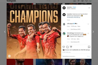 Bukan Hoax, Indonesia Juara Piala Dunia Kalahkan Brazil