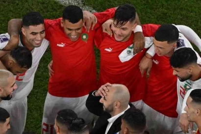 Maroko Awalnya Kisruh Pelatih, Kini ke Perempat Final Piala Dunia 2022