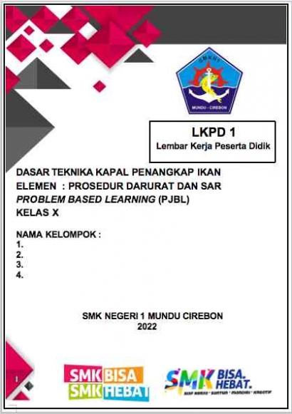Lembar Kerja Peserta Didik (LKPD) Problem Based Learning (PBL)