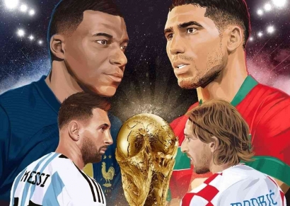 Membayangkan Final Piala Dunia Antara Argentina Vs Maroko