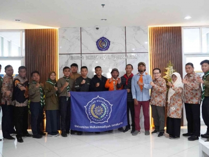 Dukung MDMC, Biro Kemahasiswaan UMS Berangkatkan Relawan ke Posko Gempa Cianjur