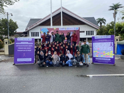 Peringati 16 HKTP, Komunitas Muda di Aceh Kampanye Anti Kekerasan di Car Free Day