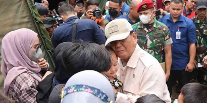 Kisah Prabowo, Gempa Cianjur dan Erupsi Gunung Merapi