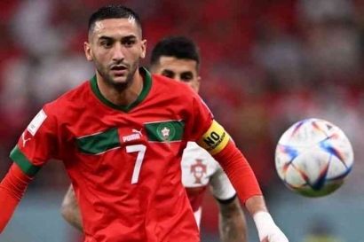 Susunan Pemain Maroko di Semifinal Piala Dunia 2022 Kontra Perancis