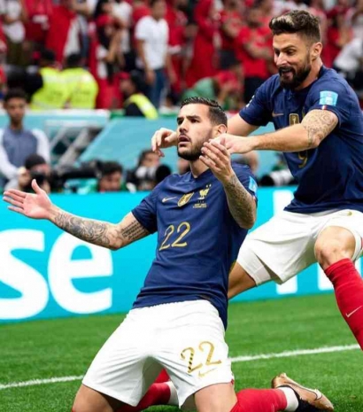 Kalahkan Maroko di Semifinal, Prancis Pastikan Terciptanya Final Ideal