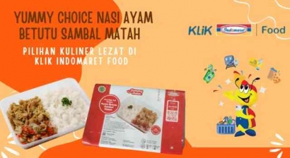 Yummy Choice Nasi Ayam Betutu Sambal Matah, Pilihan Kuliner Lezat di Klik Indomaret Food
