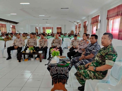Komandan Kodim 1627/Rote Ndao Membawah Materi TNI dalam Mendukung Ketahanan Pangan
