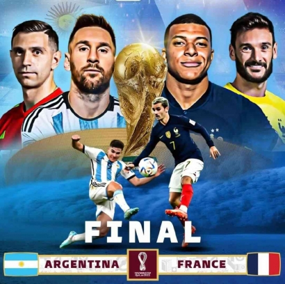 Argentina vs Prancis: Negara Beda Benua Membidik Gelar Juara dunia Ketiga