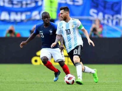Strategi Anti Messi sebagai Cara Perancis Mengalahkan Argentina