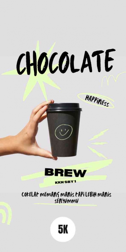 Pembuatan desain logo minuman coklat untuk meningkatkan daya jual UKM