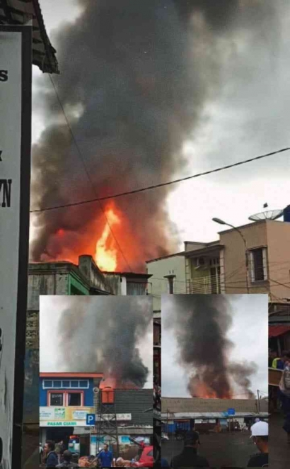 Kebakaran Terjadi Lagi di Pasar Ciawi Tasikmalaya