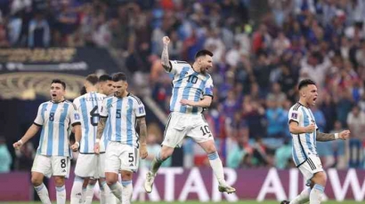 Sepakan "99 Persen Gol" Marcus Thuram dan Penyelamatan Emiliano Martinez, Jadi Faktor Kunci Argentina Raih Gelar Juara Dunia