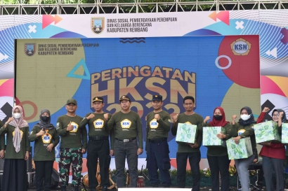 Karutan Rembang Hadiri Peringatan HKSN 2022 Kabupaten Rembang