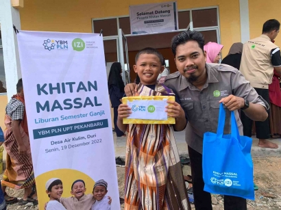 Liburan Sekolah, YBM PLN UPT Pekanbaru-IZI Riau Kembali Gelar Khitanan Massal