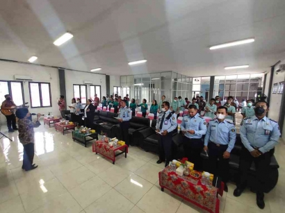 8 WBP Lapas Narkotika Karang Intan Rayakan Natal bersama di Banjarbaru