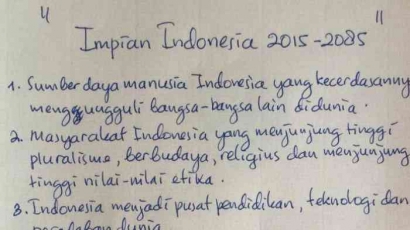 Membaca Impian Indonesia 2085 Mesti Dimulai dari Utopia