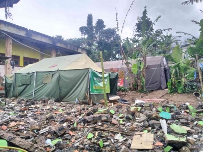 Menjadi Bagian Tim Trauma Healing bagi Korban Gempa Cianjur