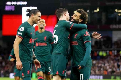 Mohamed Salah Pimpin Kemenangan Liverpool atas Aston Villa