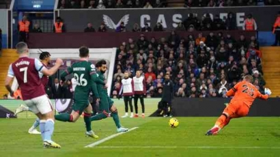 Liverpool Gilas Aston Villa 3-1, Mohamed Salah Cetak Gol Cepat
