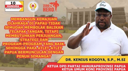 Strategi Dr. Kenius Kogoya, S.P, M.Si Membangkitkan Olahraga Tanah Papua (4)