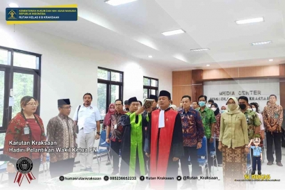 Karutan Kraksaan Hadiri Pelantikan Wakil Ketua PN