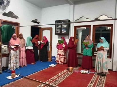 Diba'an Kegiatan Rutinan Warga Dusun Tanjung, Desa Banjararum