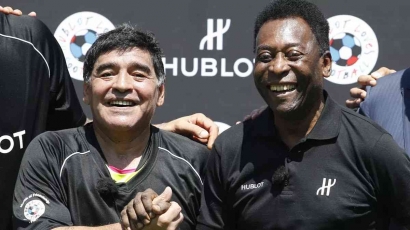Throwback, Mengingat Kembali Pesan Menyentuh Pele pada Diego Maradona