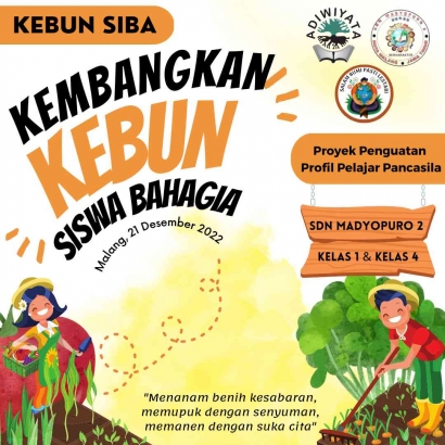 SDN Madyopuro 2 Malang Laksanakan "Kebun Siba" Sebagai Puncak Proyek Penguatan Profil Pelajar Pancasila