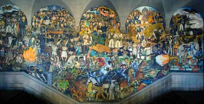 Sejarah Meksiko Dalam Tafsiran Pelukis Beraliran Kiri, Diego Rivera