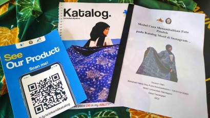 Mahasiswa KKN-T Undip Gagas Strategi Promosi Digital Sanggar Batik Difabel Sriekandi Patra melalui E-katalog