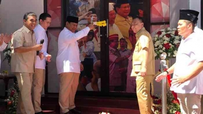 Resmikan Kantor Pemenangan, Prabowo: Kader Perlu Serap Aspirasi dan Harapan Rakyat!