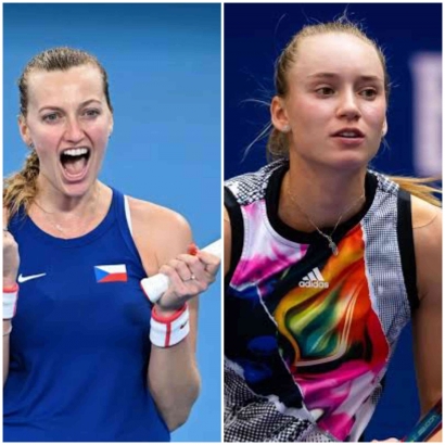 Adelaide Internasional 2: Kvitova Libas Rybakina pada Duel Antar Juara Wimbledon