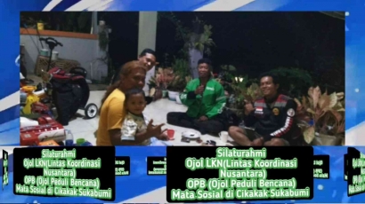 Ojol LKN, OPB, Silaturahmi bersama Mata Sosial
