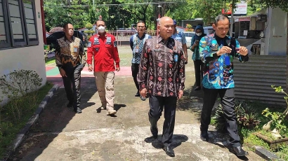 Inspektur Wilayah V Inspektorat Jenderal Kemenkumham Tinjau Rupbasan Bantul