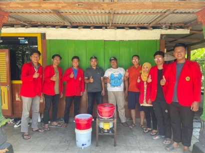 KKN-UNTAG: Pembuatan Alat Pencacah Sampah Organik Sederhana di Desa Bolo, Kecamatan Kare, Kabupaten Madiun