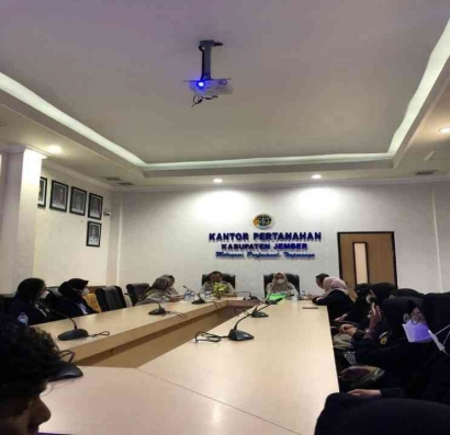 Program Magang MBKM di Kantor ATR/BPN Kabupaten Jember Guna Mendapat Pengalaman Dunia Kerja di Luar Lingkungan Universitas