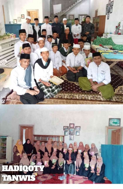 Kegiatan Rutin Santri Tanwirul Islam Ngaji Kitab di Rumah Santri "HADIQOTI"