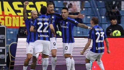 Inter Milan vs AC Milan 3-0, Nerazzuri Juara Supercoppa Italia