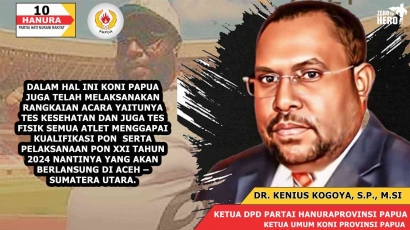 Dr. Kenius Kogoya, S.P, M.Si: Agenda Prioritas KONI Papua Tahun 2023 (Bagian 2)
