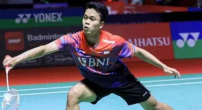Anthony Ginting Kalah di 16 Besar Indonesia Masters 2023