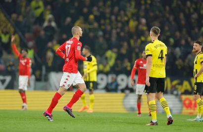 Mainz vs Dortmund 1-2, Gol Reyna di Menit 93 Bawa Die Borussen Menang