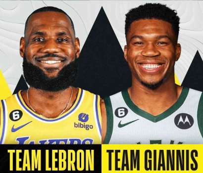 LeBron James dan Giannis Antetokounmpo Jadi Kapten NBA All Star Game 2023