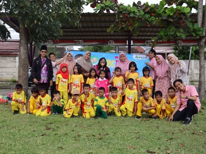Tanamkan Cinta Sedekah, LAZ RYDHA Bekerjasama Dengan PAUD Nation Modern School Melalui Kids Corner